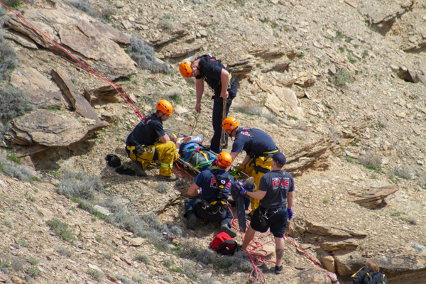 Grand Junction Spyglass Ridge Rope Rescue - 5280Fire